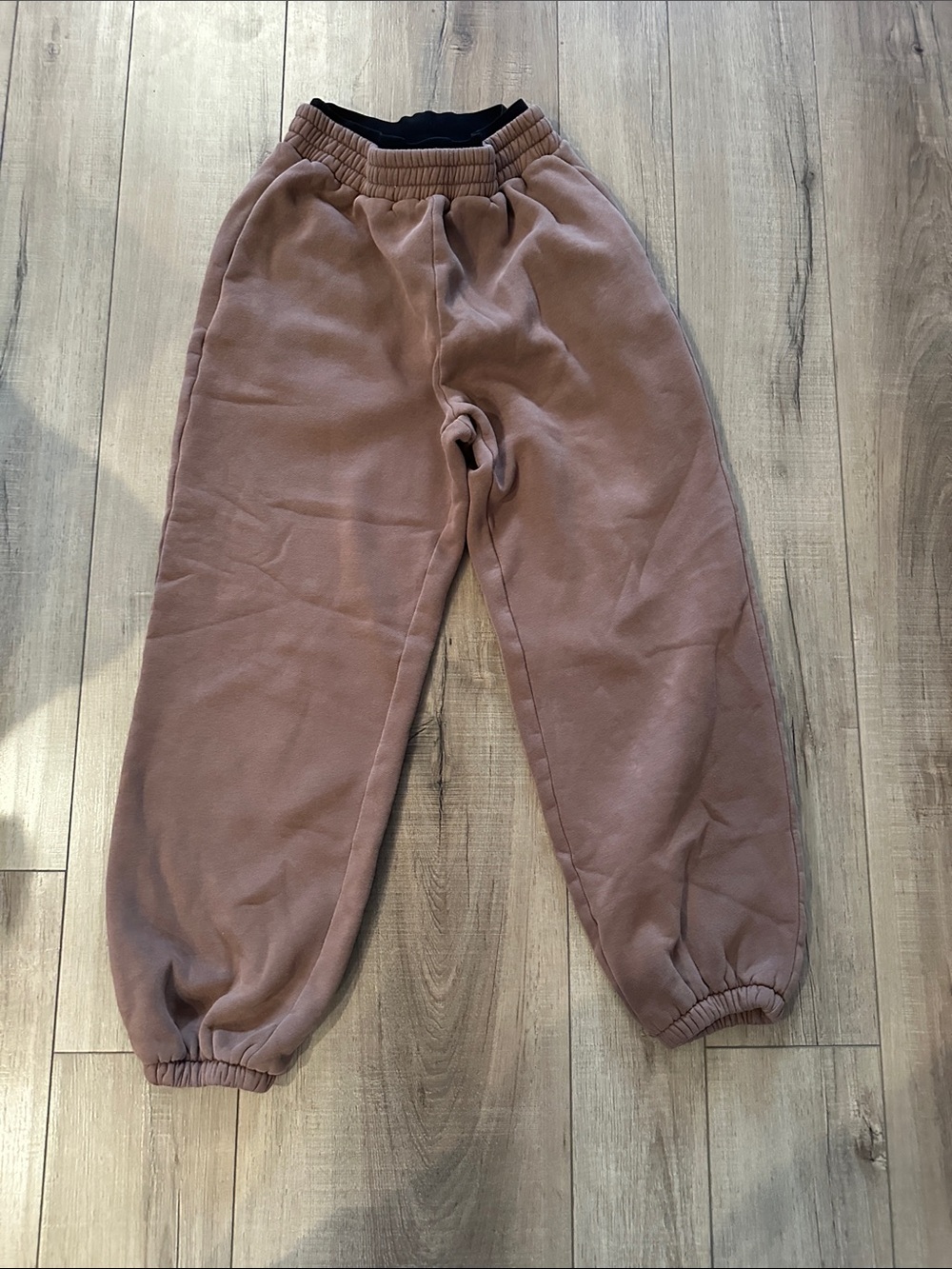 OGL brown joggers with dual waist band